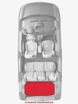 ЭВА коврики «Queen Lux» багажник для Jeep Wrangler (YJ)